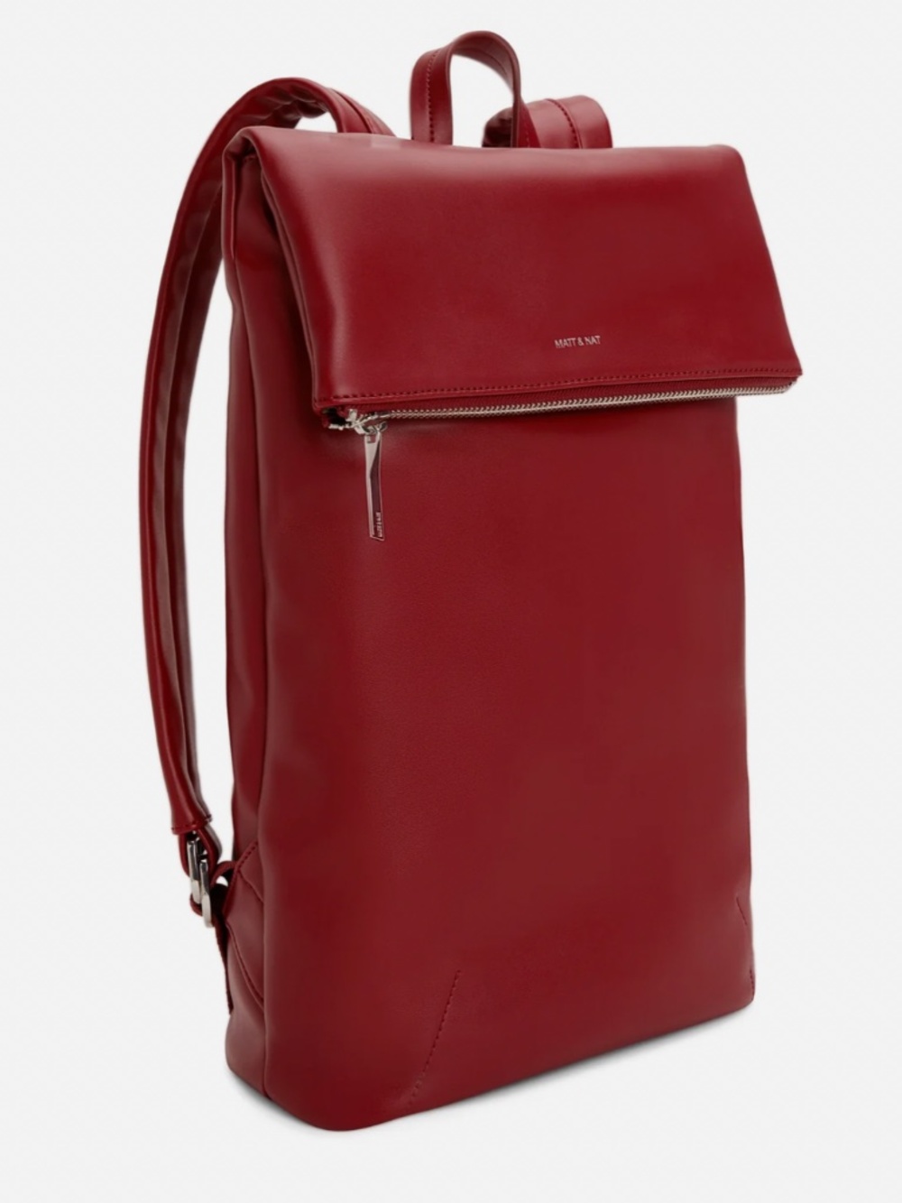 Matt & Nat Vegan Leather Backpack - in Black - Picture 2 of 6
